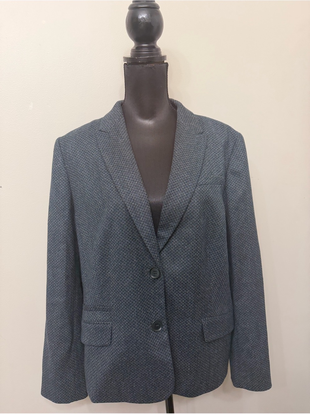 NWOT Talbots Women’s Dark Gray Blazer Jacket Size 18